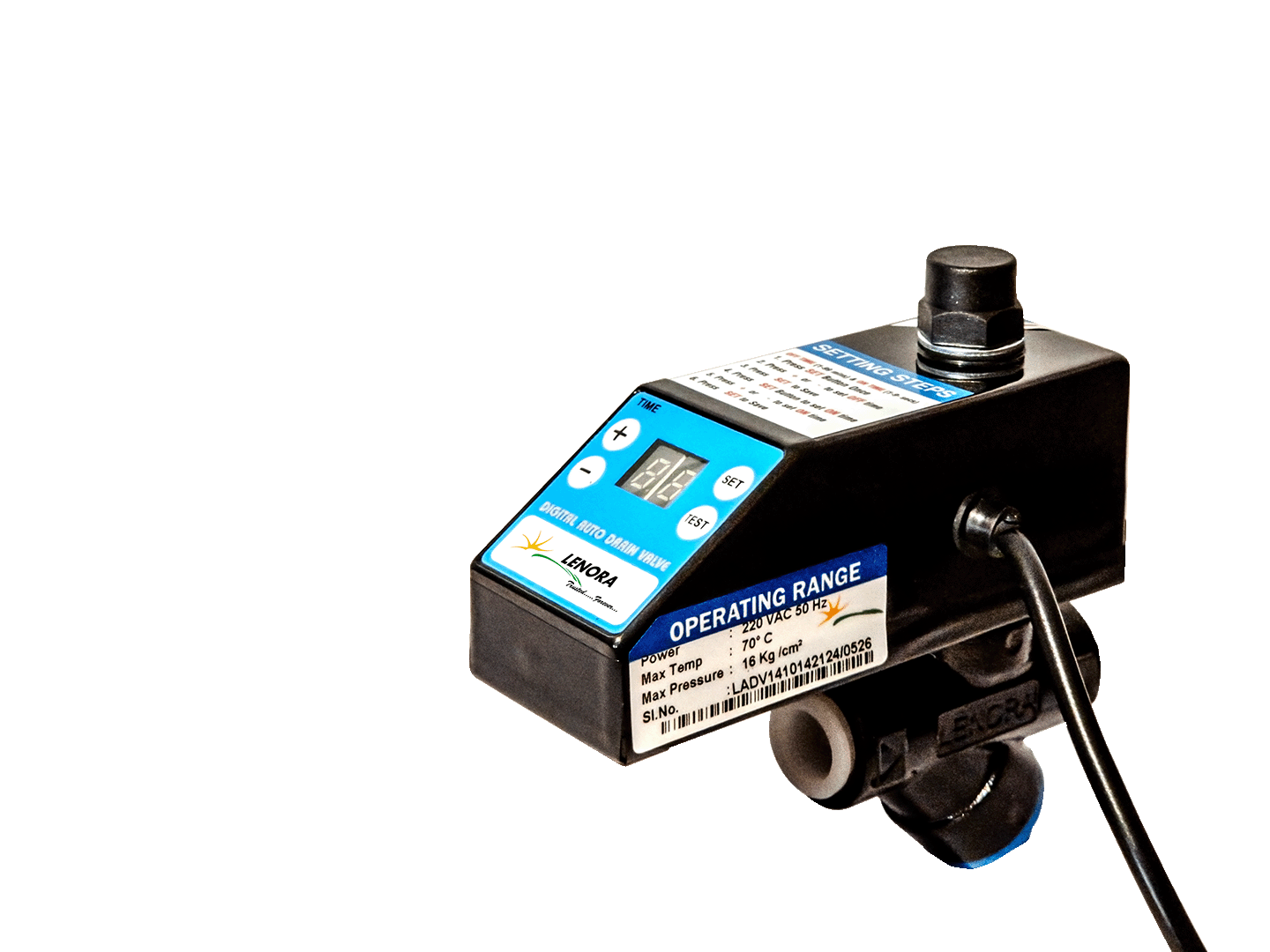 Lenora Controls LADV Digital Auto Drain Valve — low discharge model
